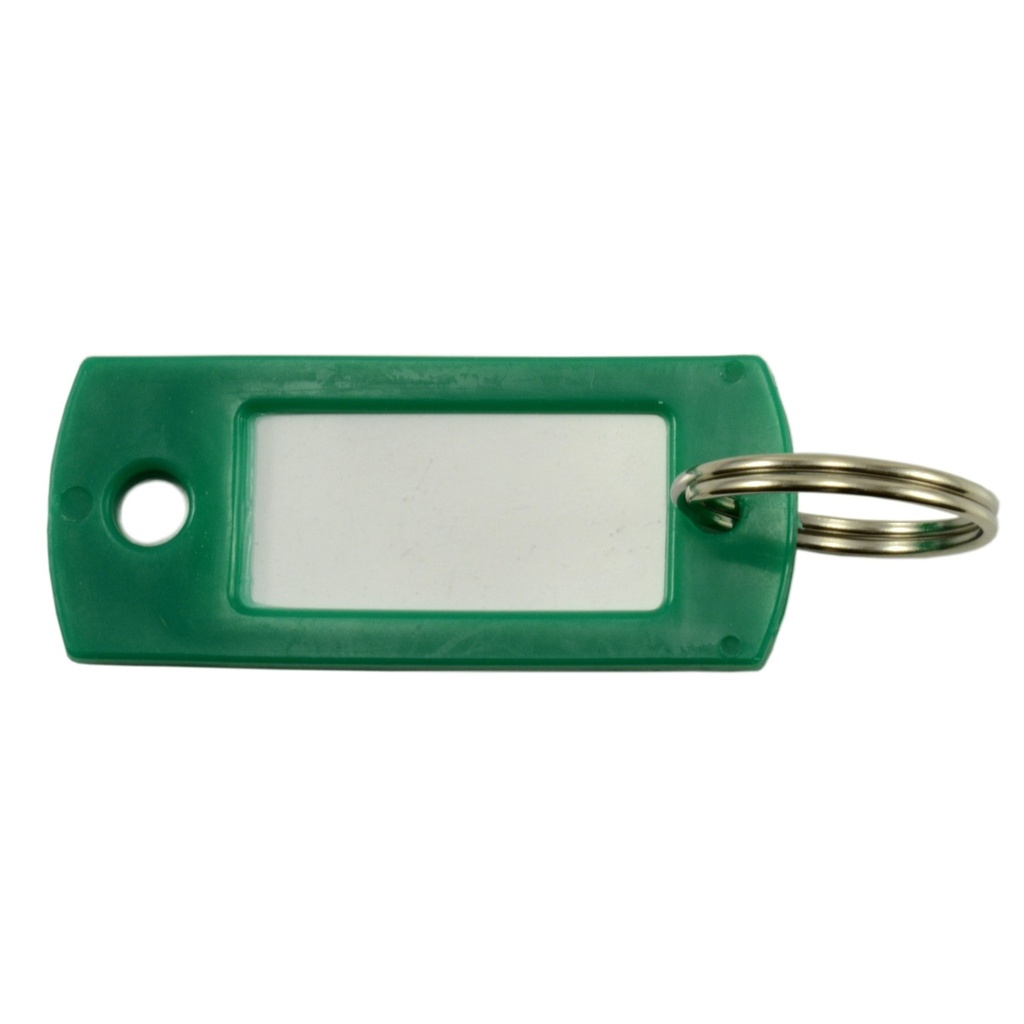Key Tag Ring Grn
