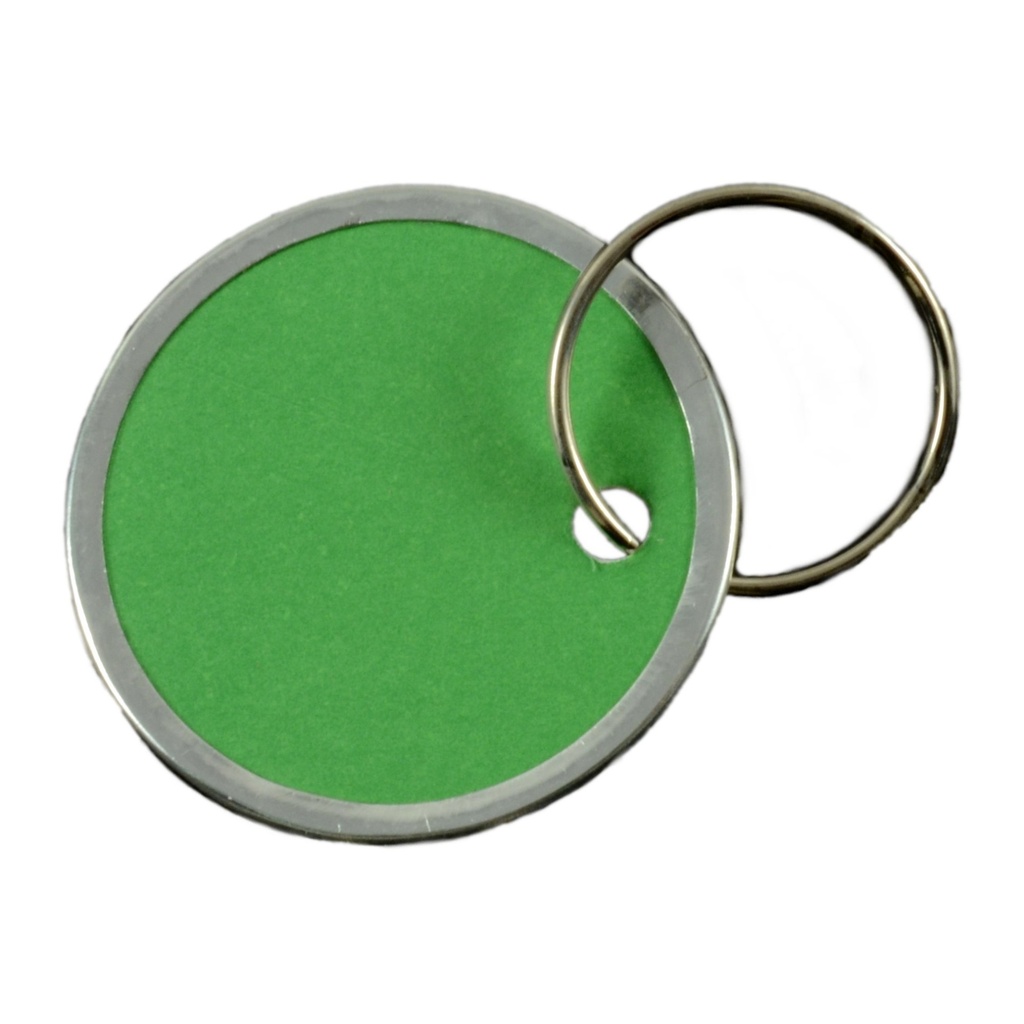 [MF35622] 1-1/4 Grn Tag w/Ring