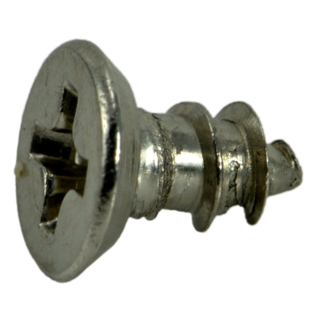 6 x 1/4 Ph Flat SMS SS