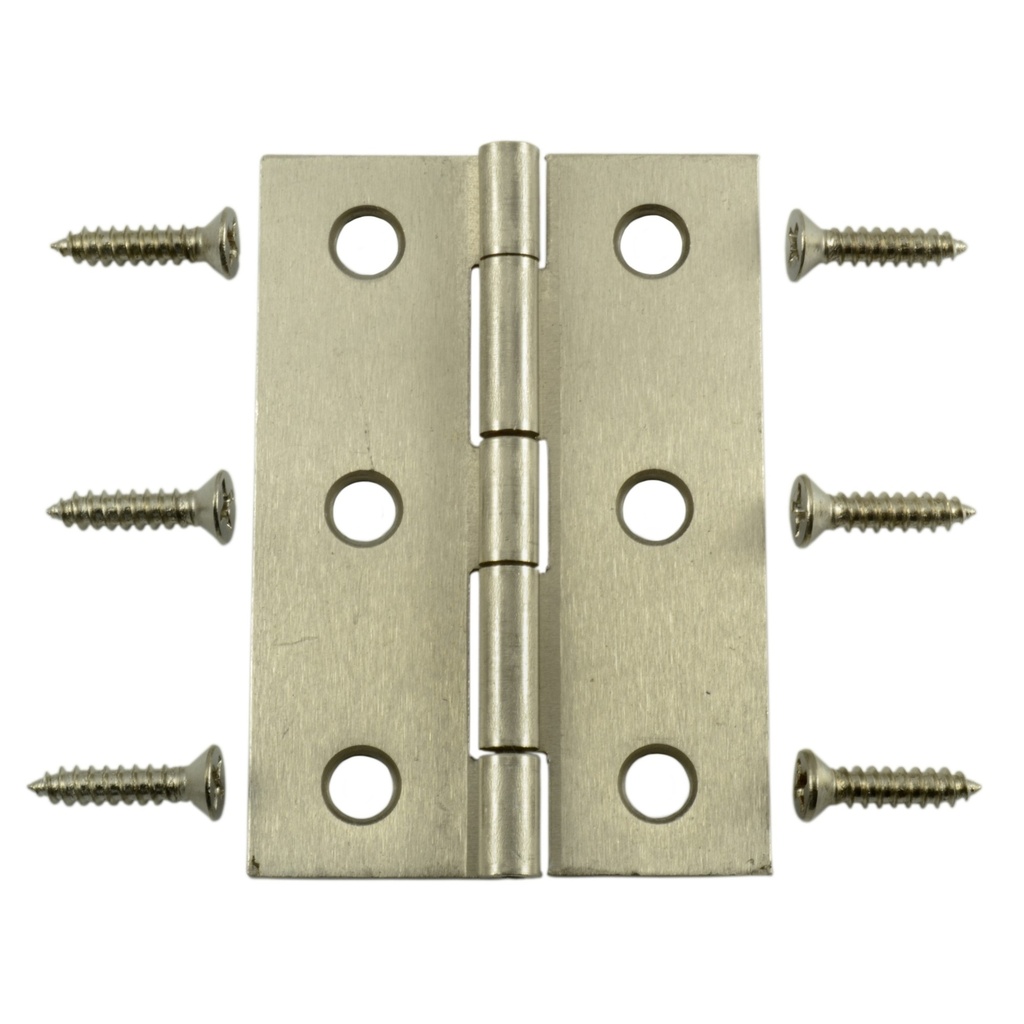 2-1/2 x 1-9/16 Butt Hinge NiPlS