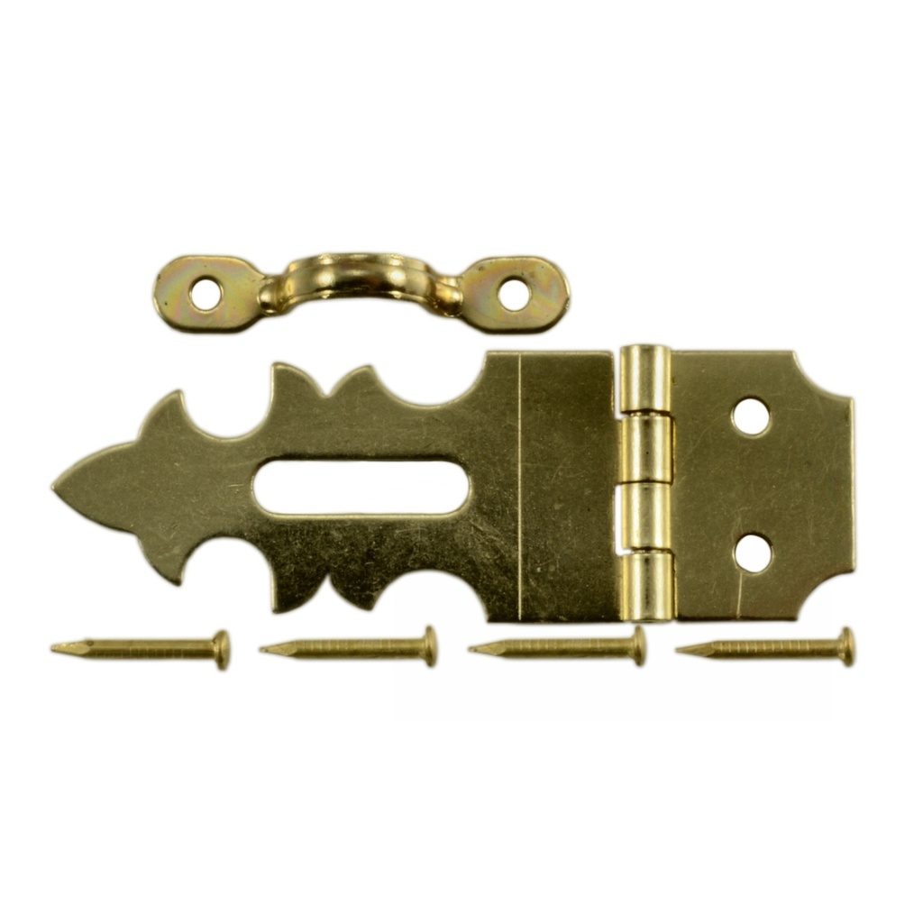 5/8 x 1-7/8 Hasp Solid Brass