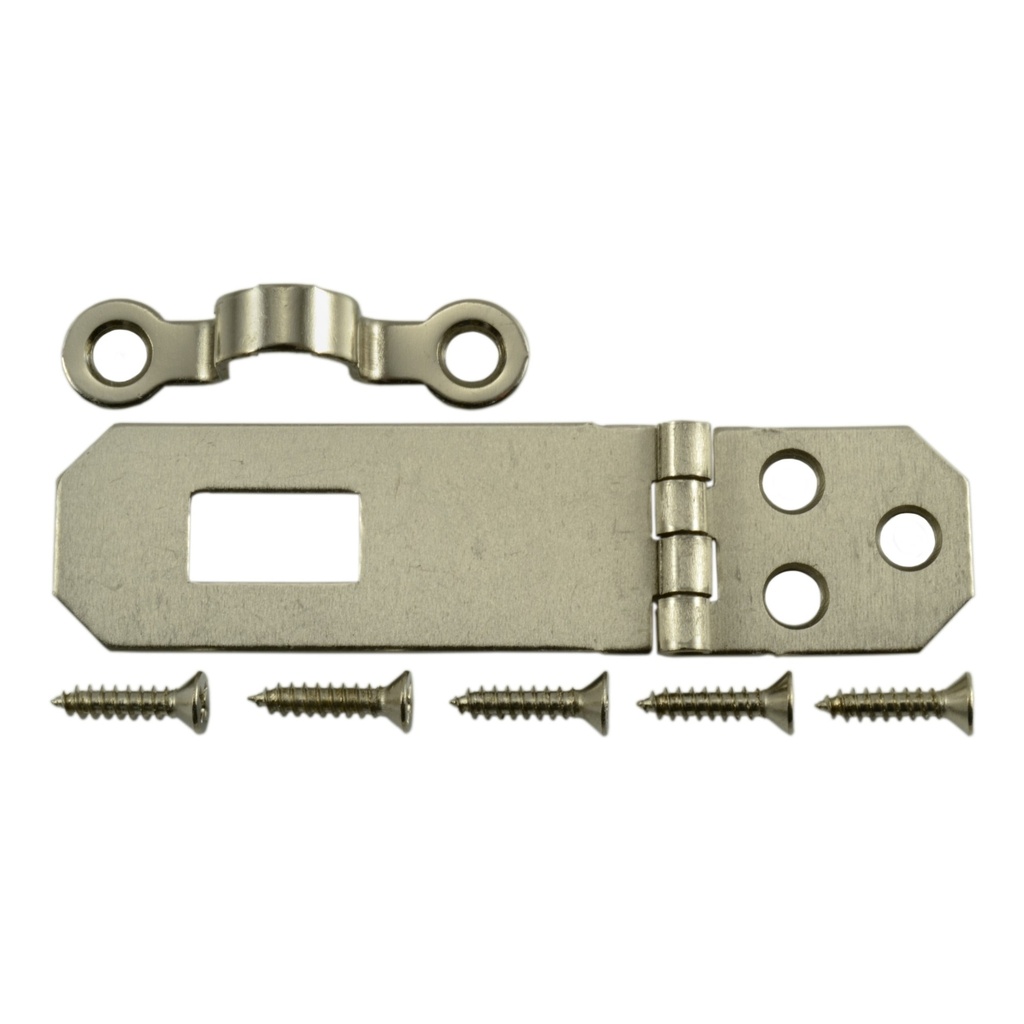 [MF37246] 3/4 x 2-3/4 Hasp Sat Ni Pltd
