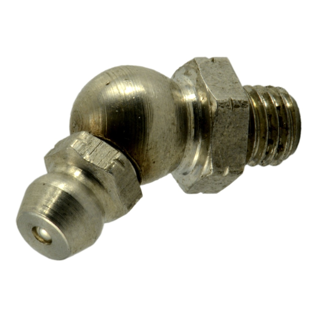 [MF37442] 1/4-28 45 Deg Grease Fittng SS