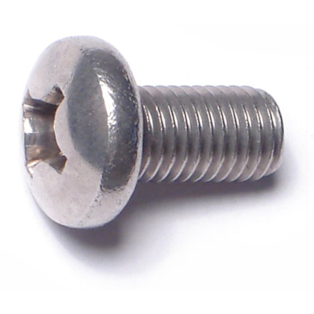 1/4-28 x 1/2 Ph Pn Mach Sc SS