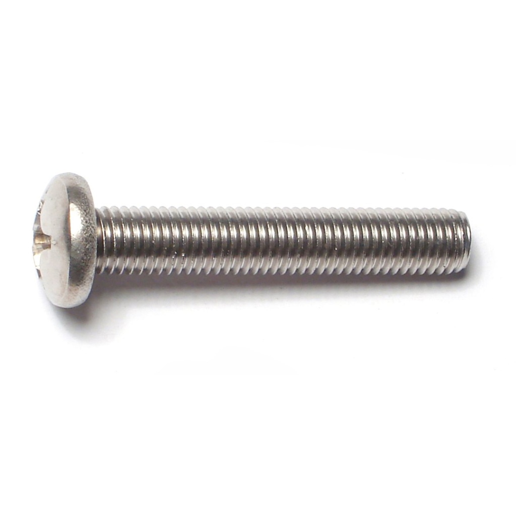 1/4-28 x 1-1/2 Ph Pn Mach Sc SS