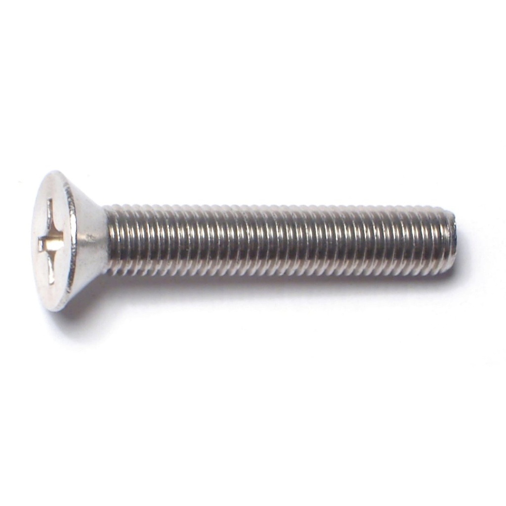 1/4-28 x 1-1/2 Ph Fl Mach Sc SS