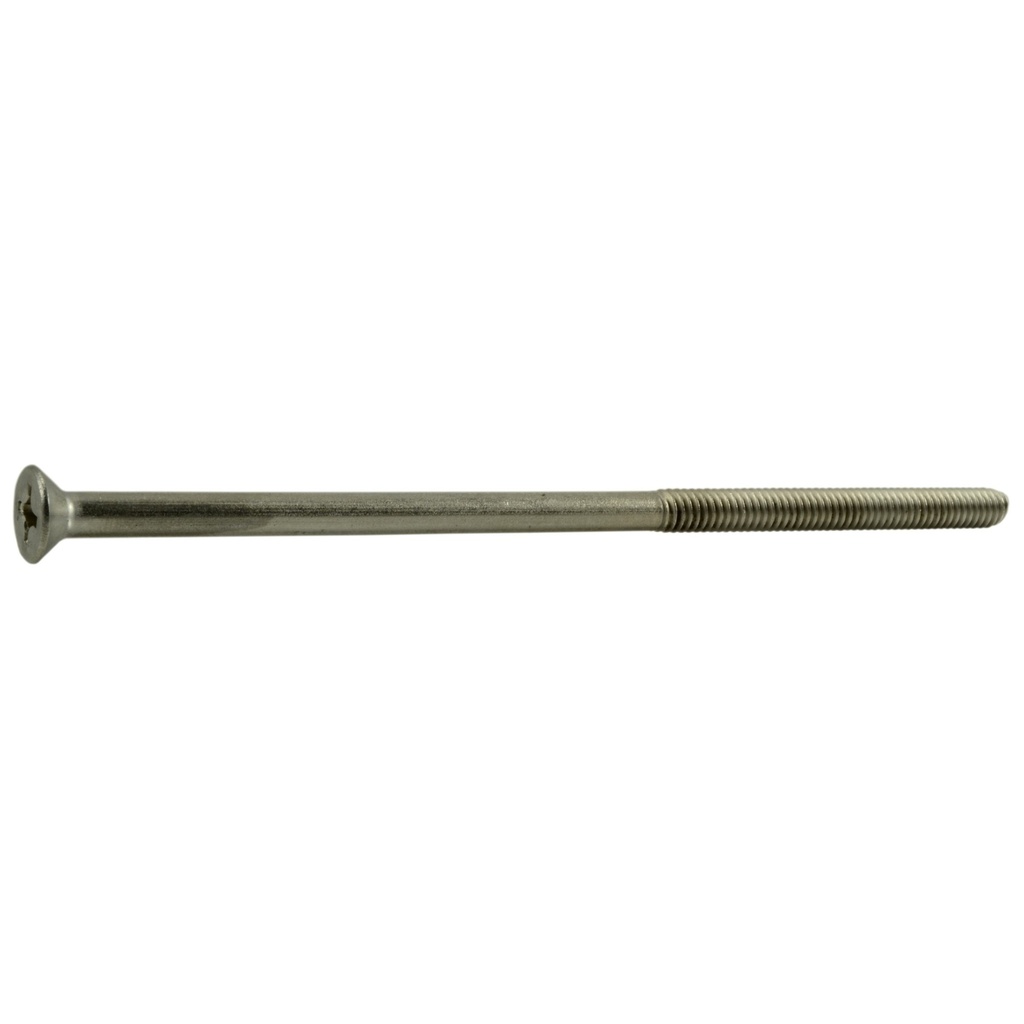 1/4-20 x 6 Ph Fl Mach Sc SS