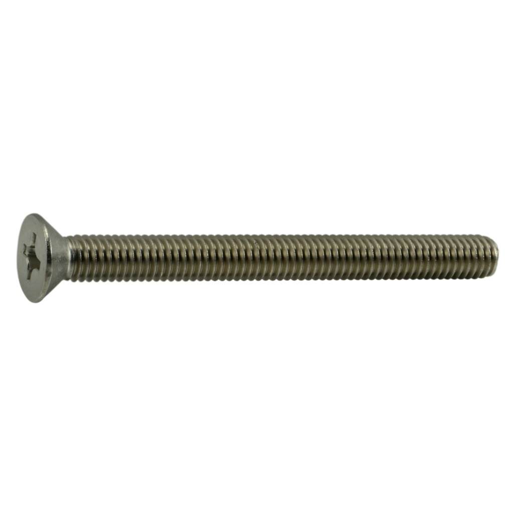 3/8-16 x 4 Ph Fl Mach Sc SS