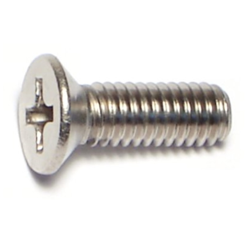 4mm-.7 x 12mm Ph Fl Mach Sc SS