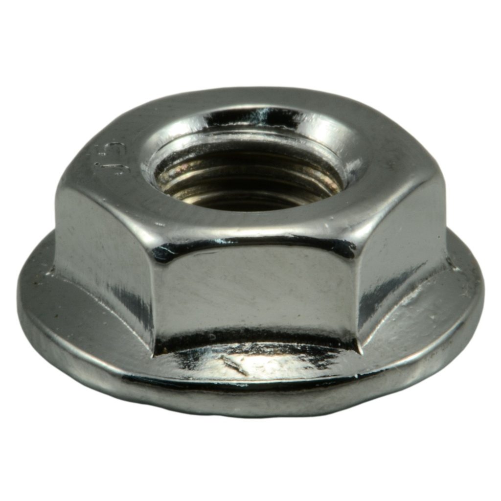 1/4-28 Flange Nut Chrm