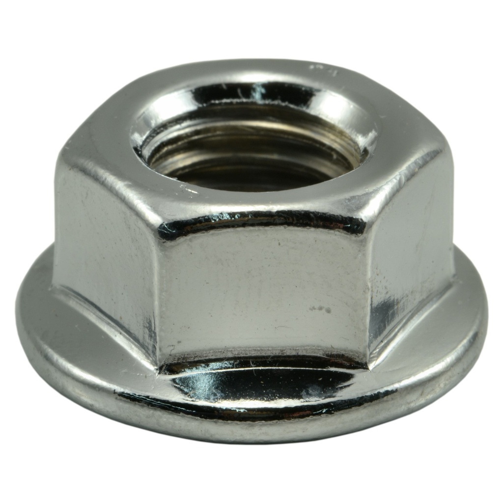 12mm-1.75 Flange Nut Chrm