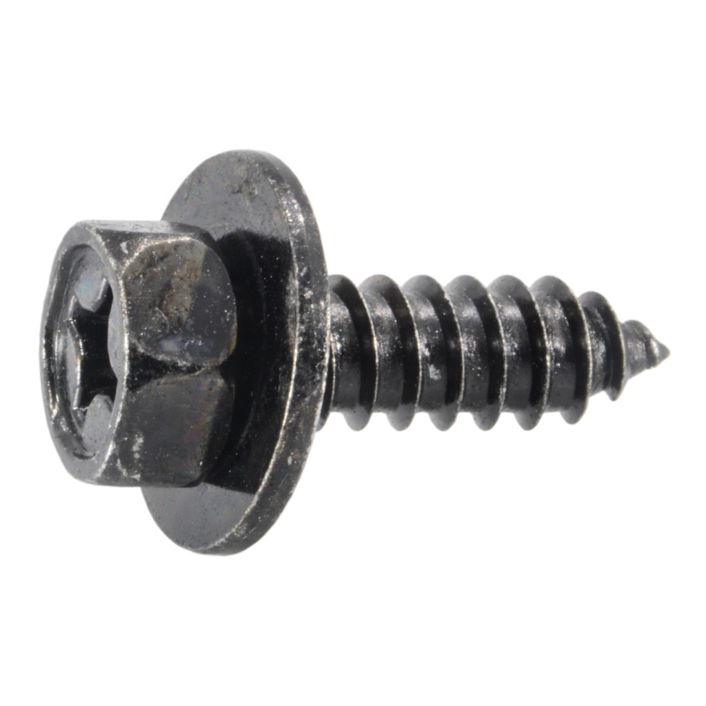 6.3x20mm 16mm Hex Wash SMS Blk