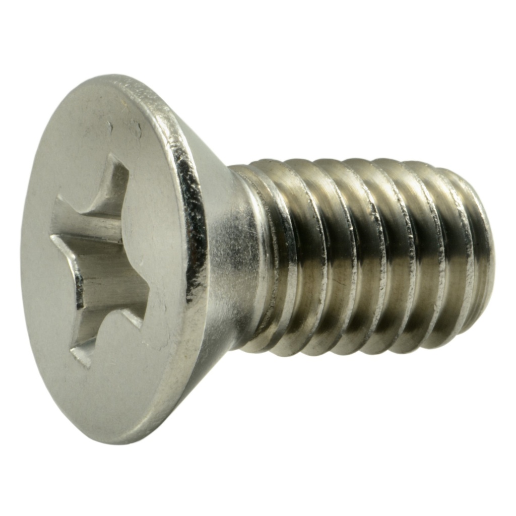 3/8-16 x 3/4 Ph Fl Mach Sc SS