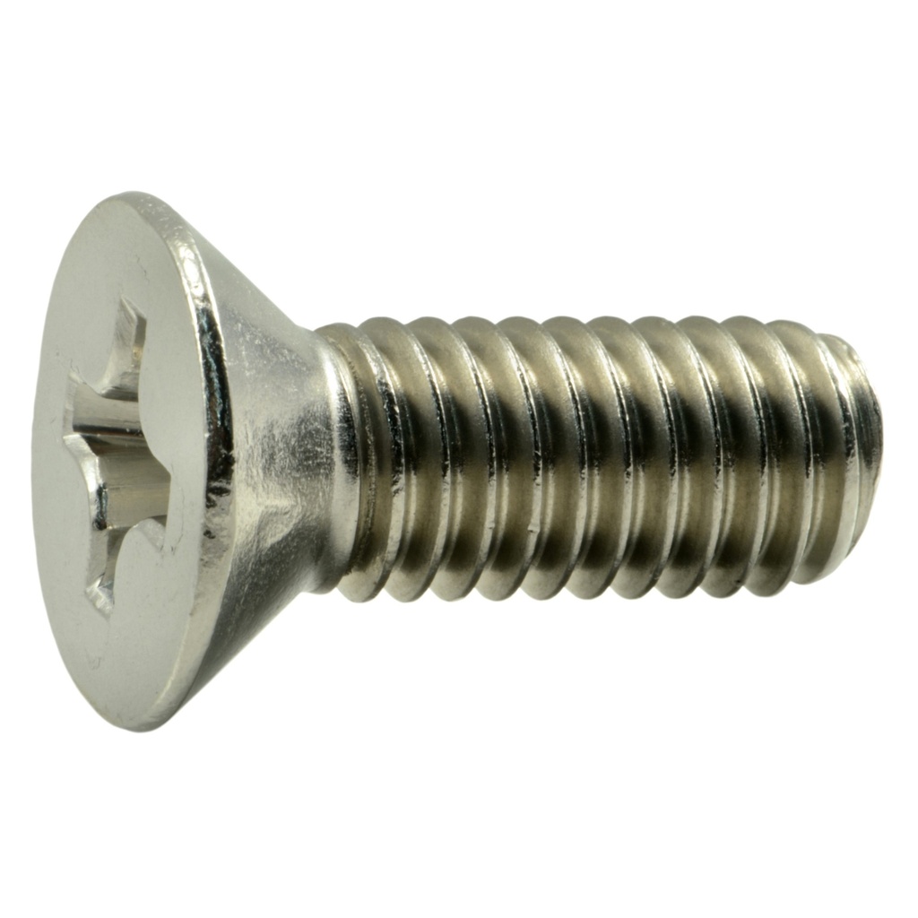 3/8-16 x 1 Ph Fl Mach Sc SS