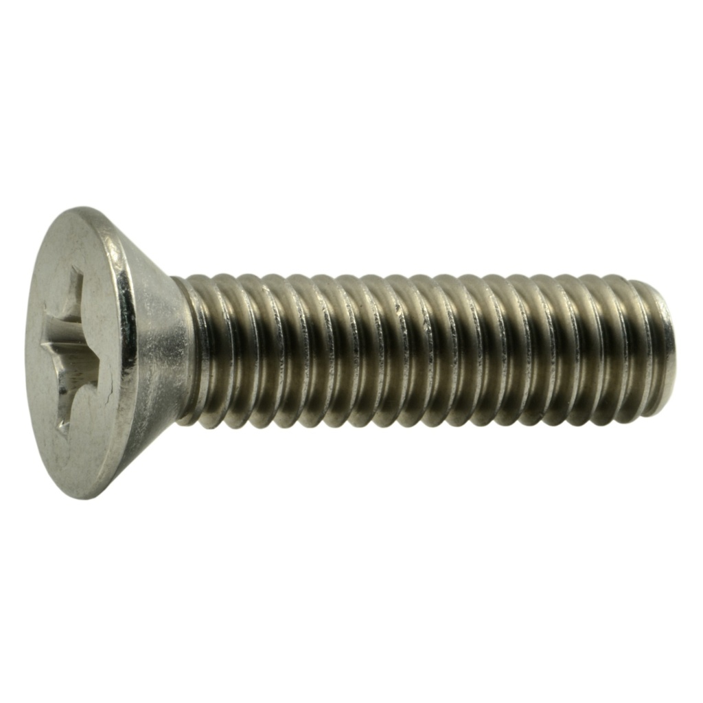 3/8-16 x 1-1/2 Ph Fl Mach Sc SS