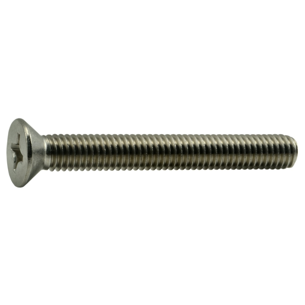 3/8-16 x 3 Ph Fl Mach Sc SS