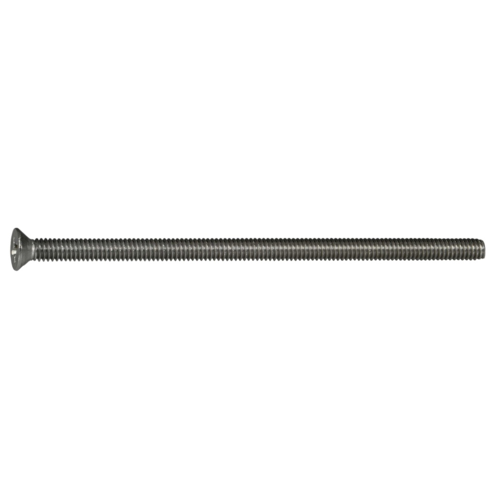 8-32 x 3-1/2 Ph Flat Mach SS