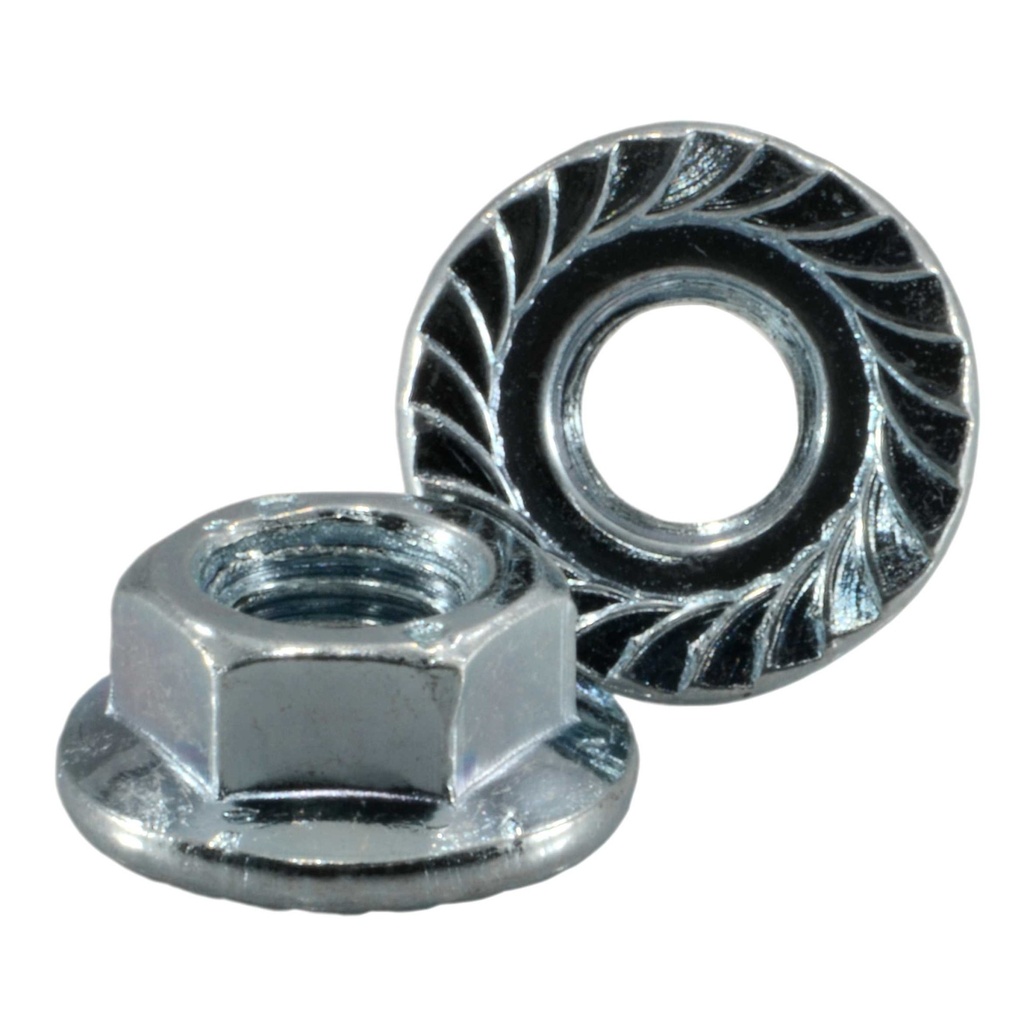 5mm-.8 Serr Flange Nut