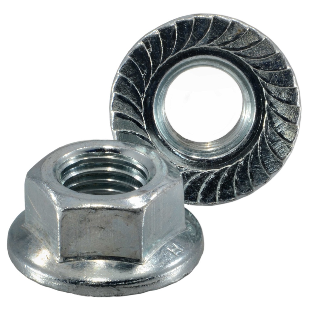 20mm-2.5 Serr Flange Nut