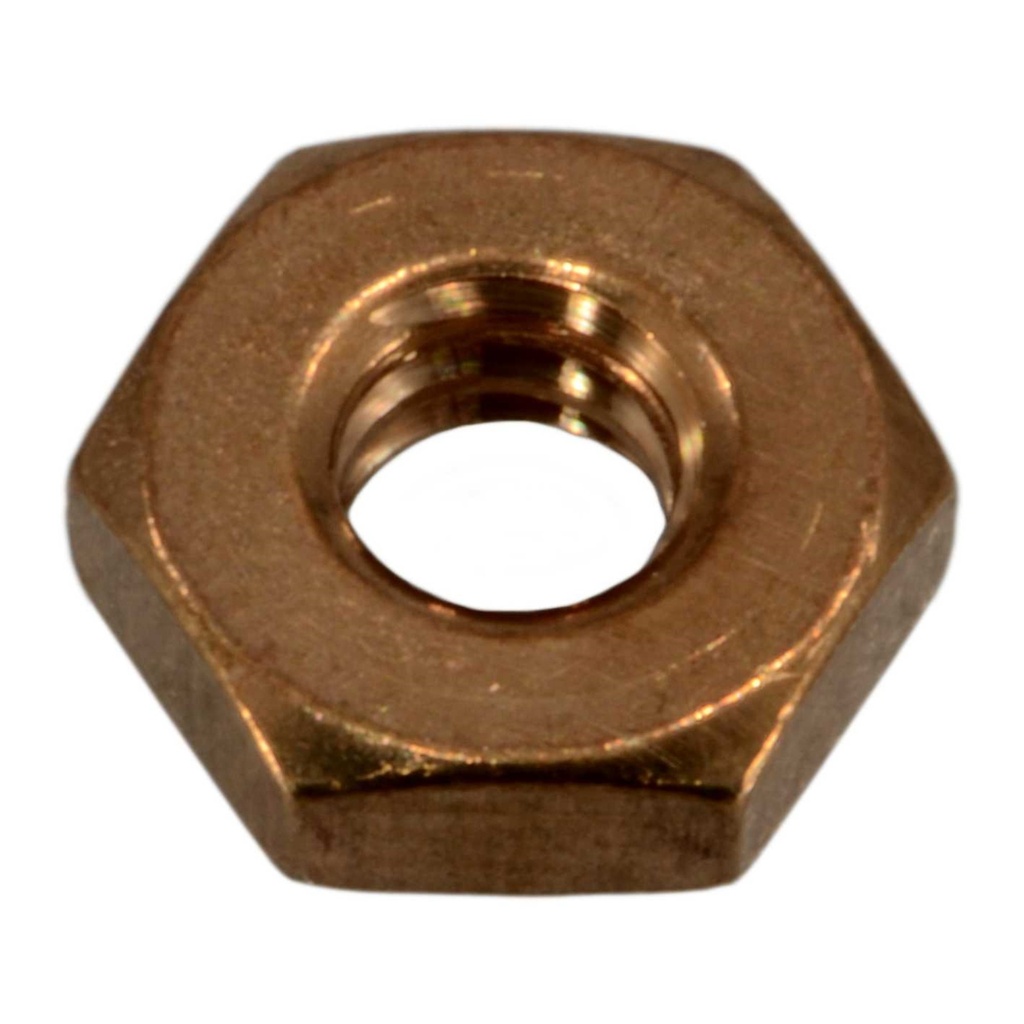10-24 Fin Hex Nut SlBz