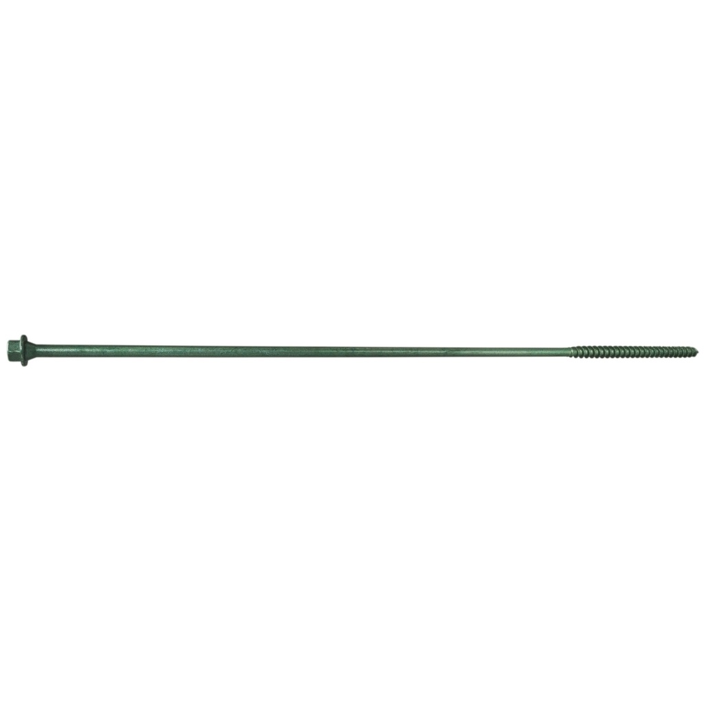 5/16 x 14 Hex Timber Green