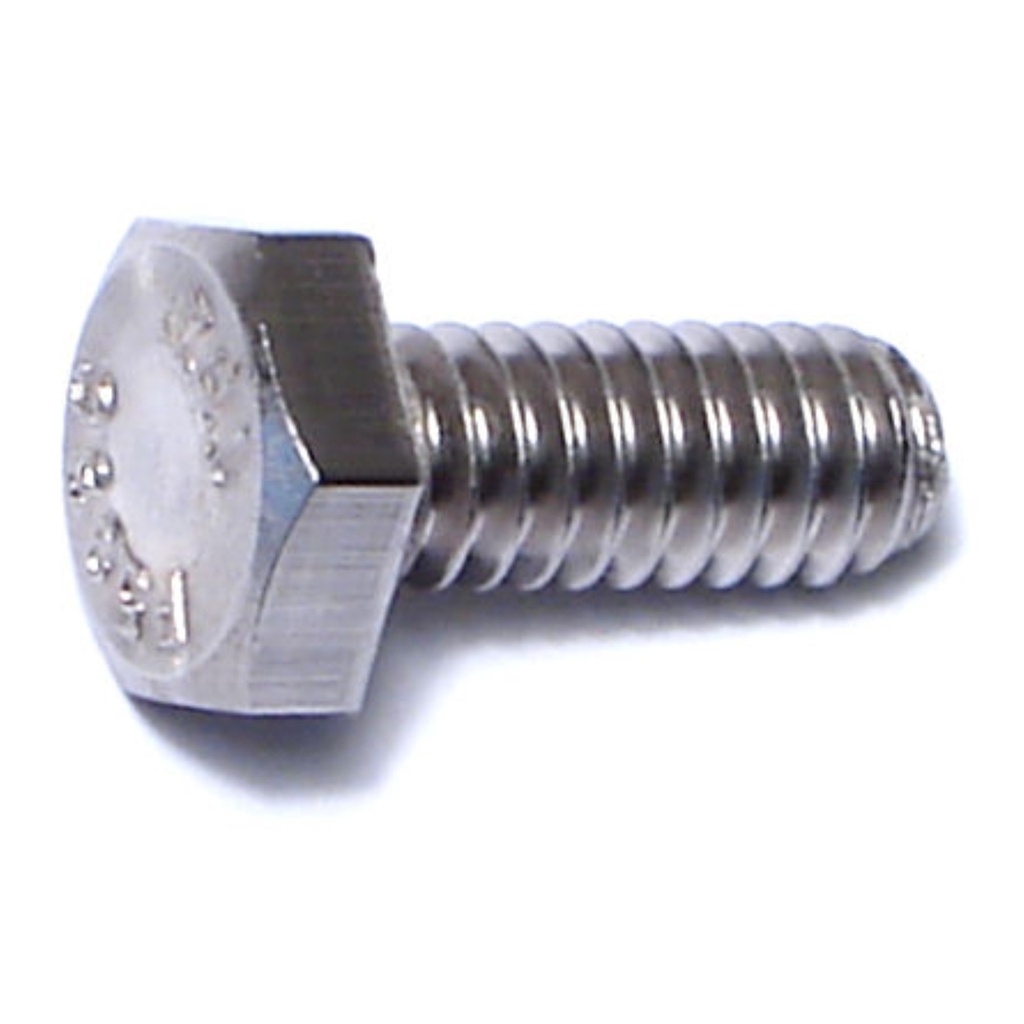 1/4-20 x 5/8 Hex Cap Screw SS