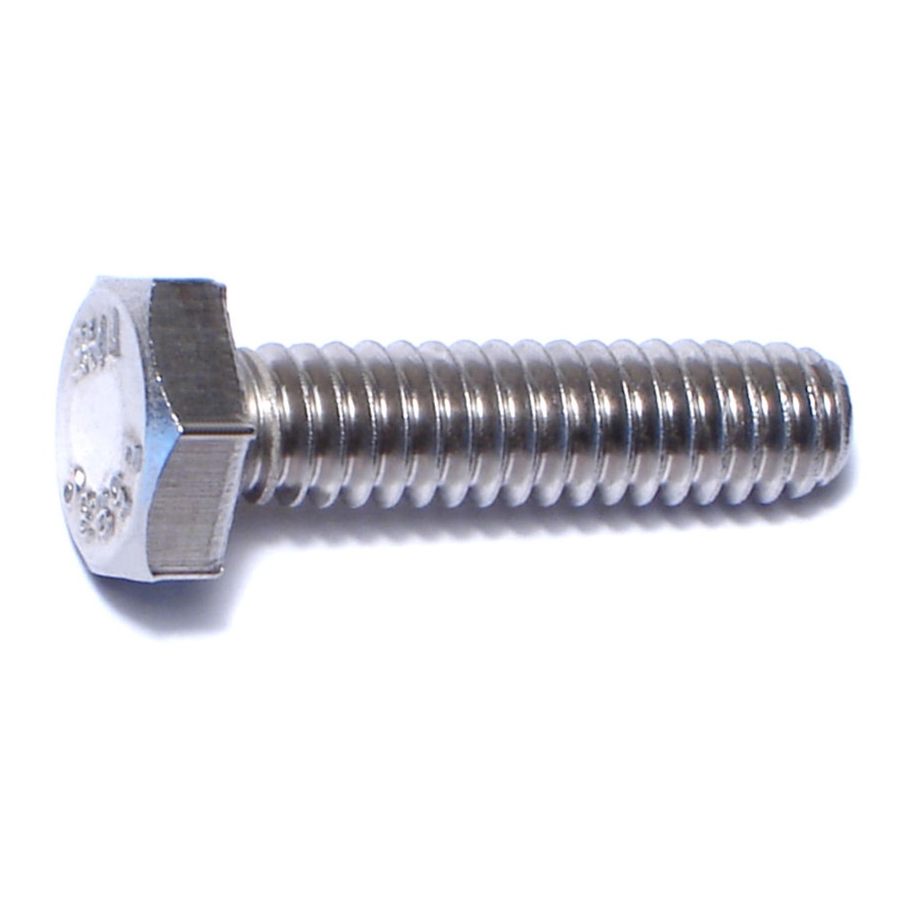 1/4-20 x 1 Hex Cap Screw SS