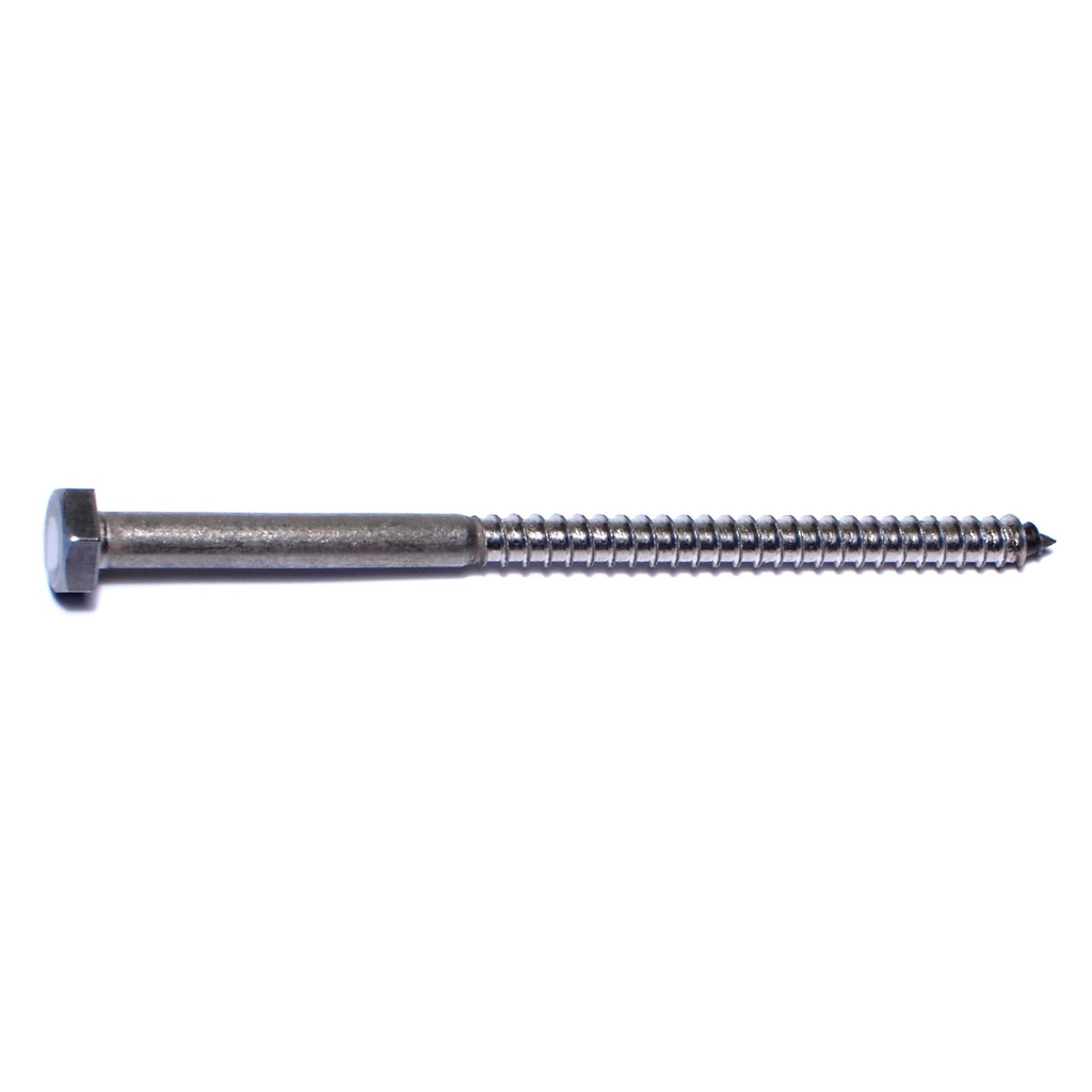 1/4 x 4-1/2 Hex Lag Screw SS