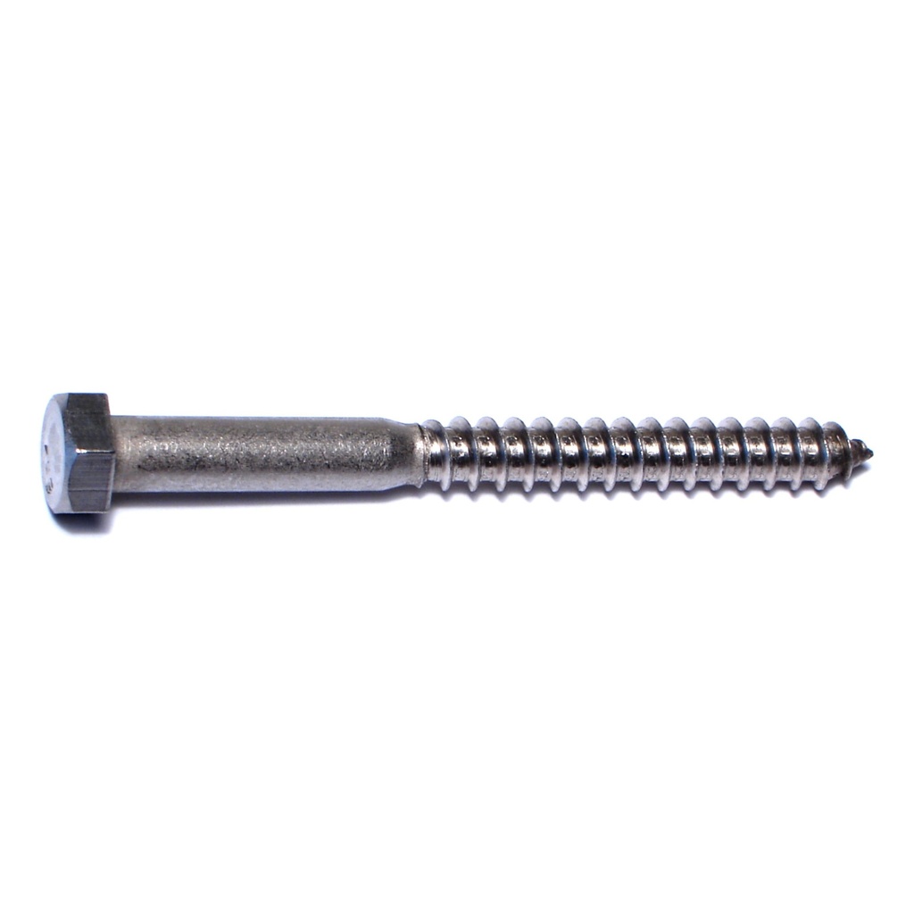 3/8 x 4 Hex Lag Screw SS