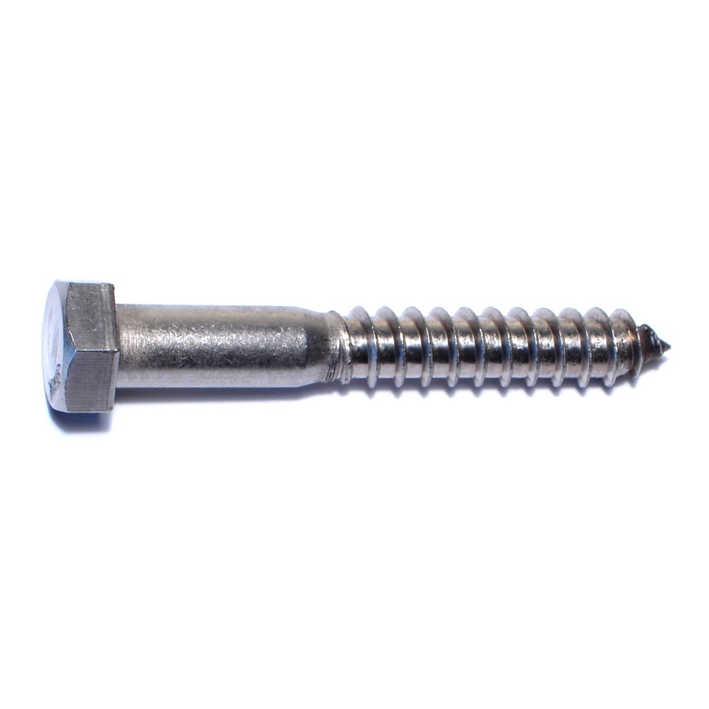 1/2 x 3-1/2 Hex Lag Screw SS