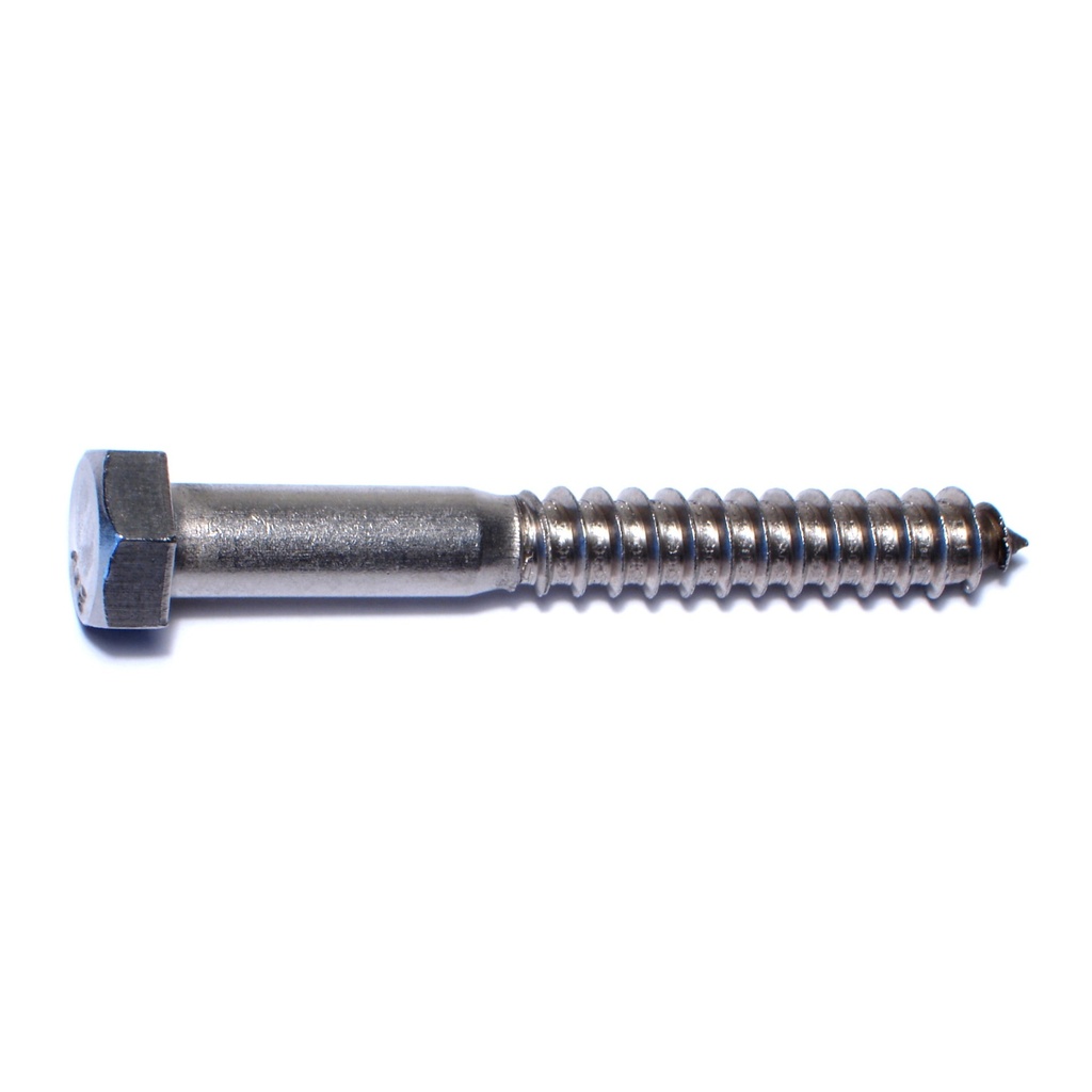 1/2 x 4 Hex Lag Screw SS