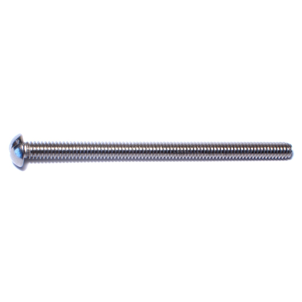 1/4-20 x 4 Sl Rd Mach Sc SS