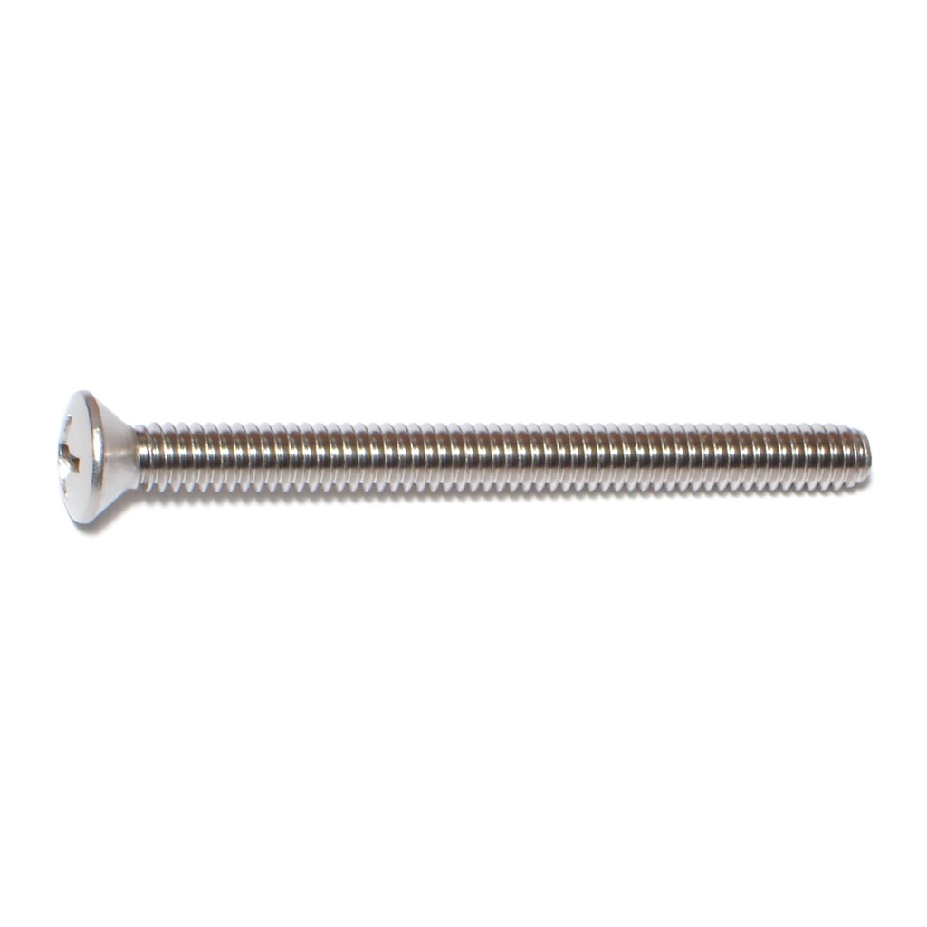 1/4-20 x 3 Ph Ov Mach Sc SS