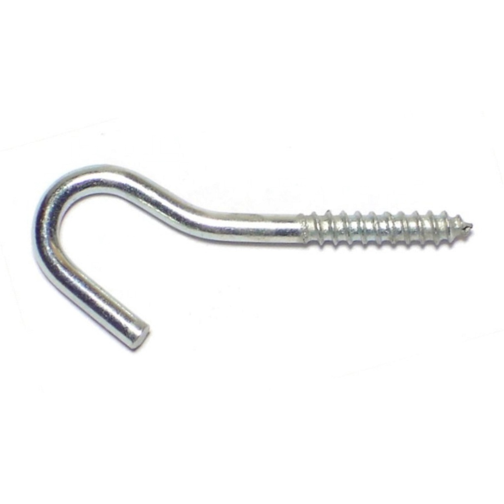 #14 x 1-1/4 Screw Hook Zinc