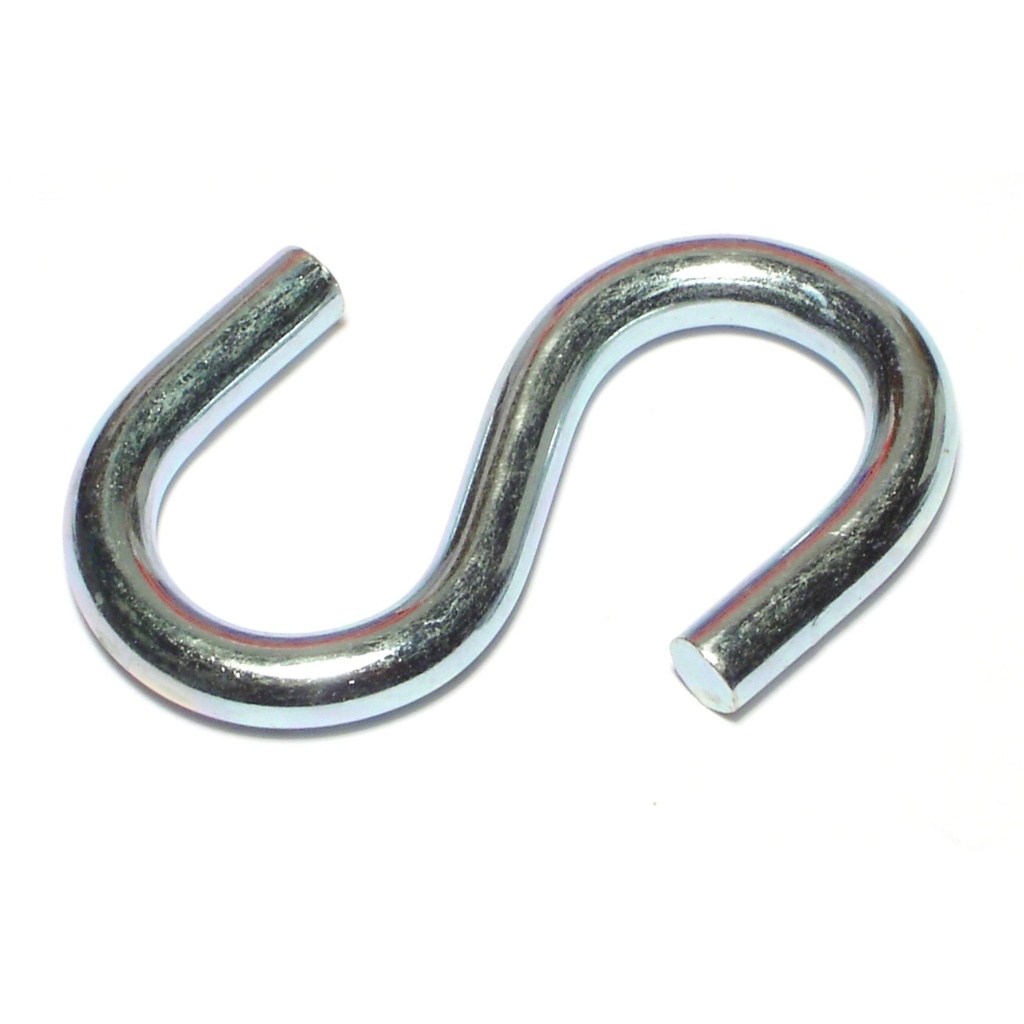 3" S Hook Zinc