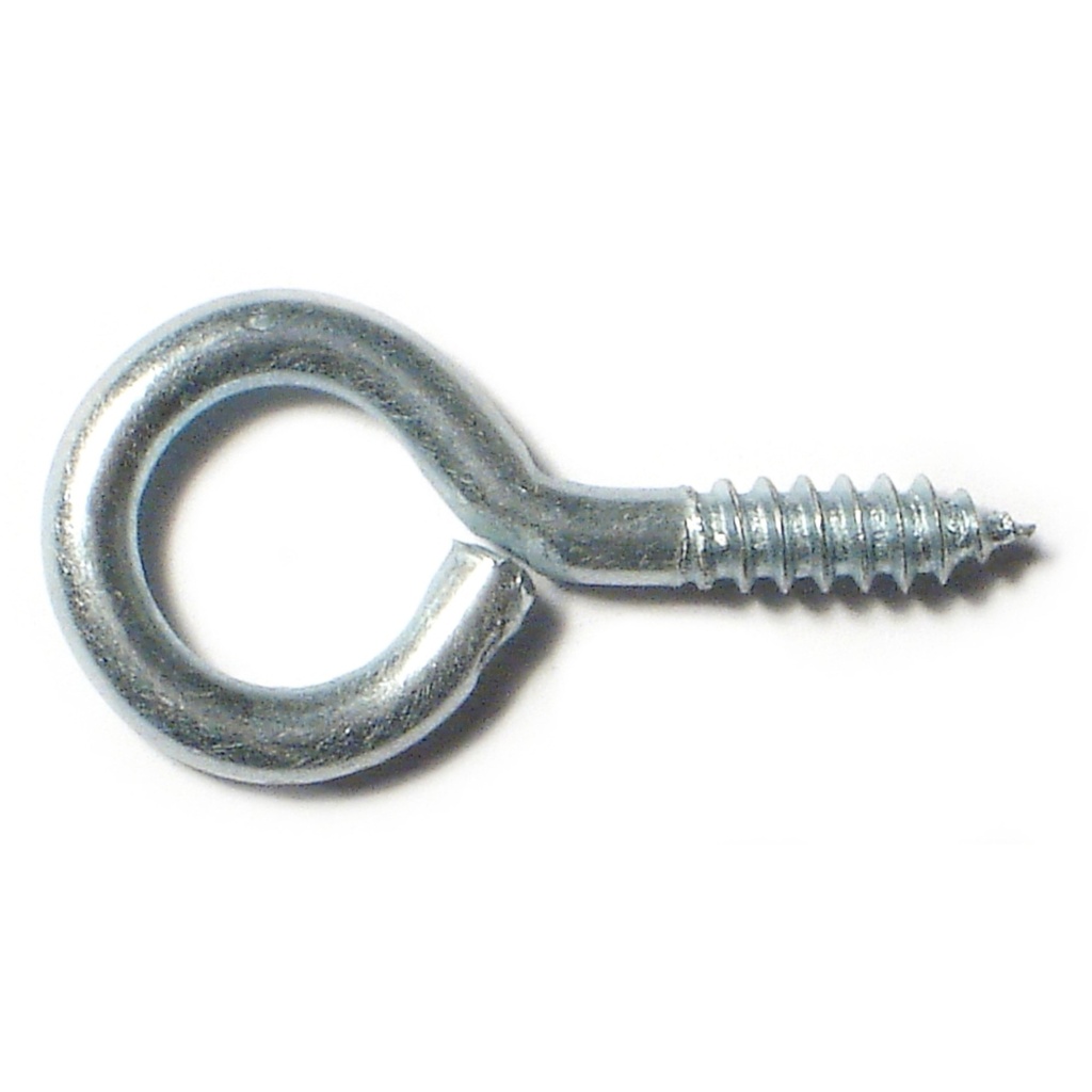 #10 x 1-3/8 Screw Eyes Zinc
