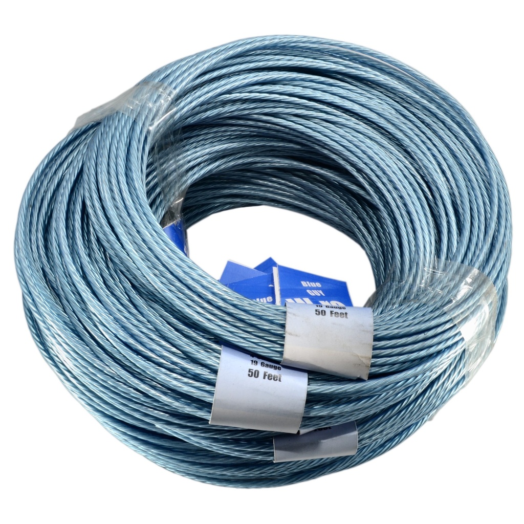 [MF51848] 10/50' Coils Blue Guy Wire
