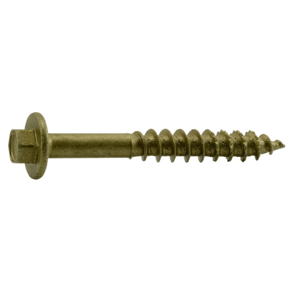 3/8 x 2-1/2 Hex Cons Lag Tan