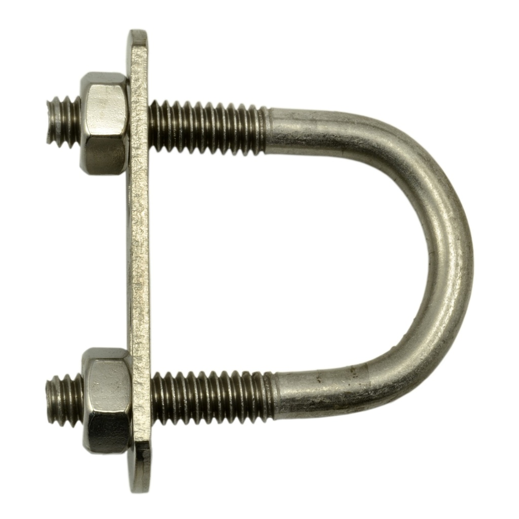 1/4-20 x 1 Round U-Bolt SS