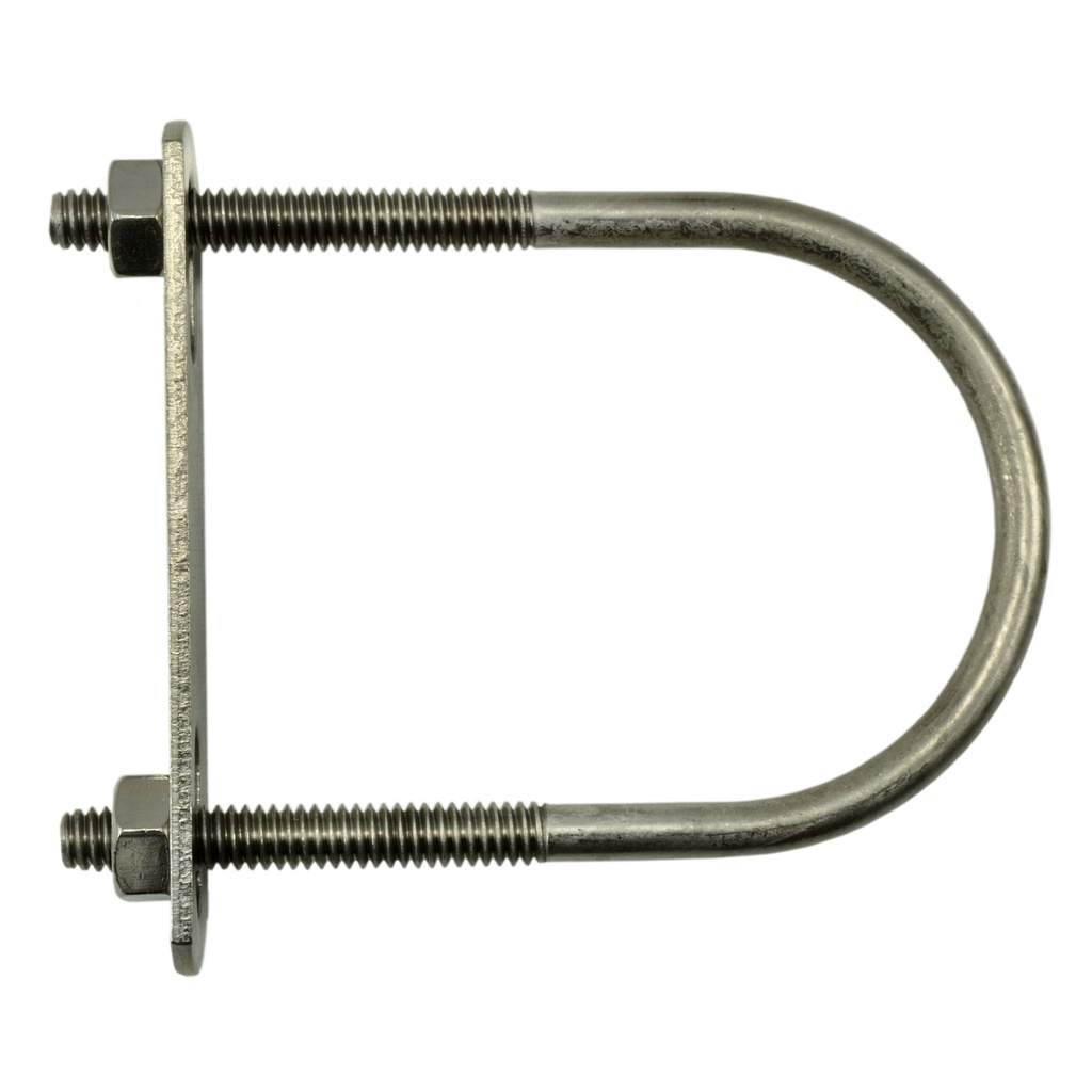 1/4-20 x 2 Round U-Bolt SS