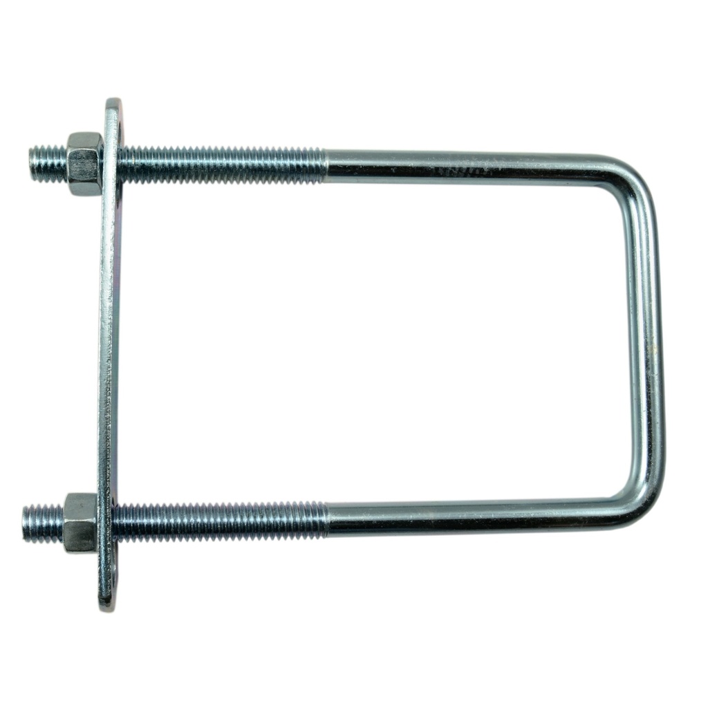 3/8-16 x 3 x 6 Square U-Bolt Zn