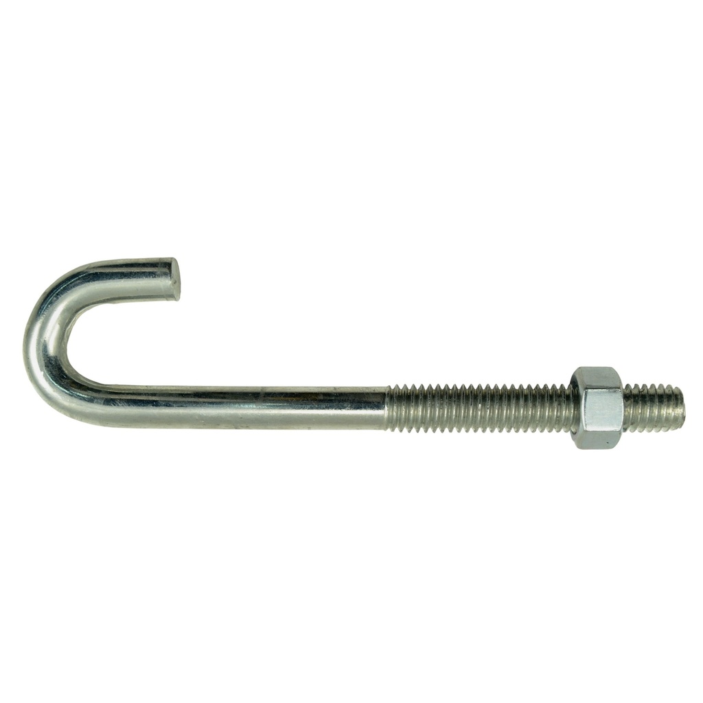 3/8-16 x 5 J-Bolt w/Nut Zn