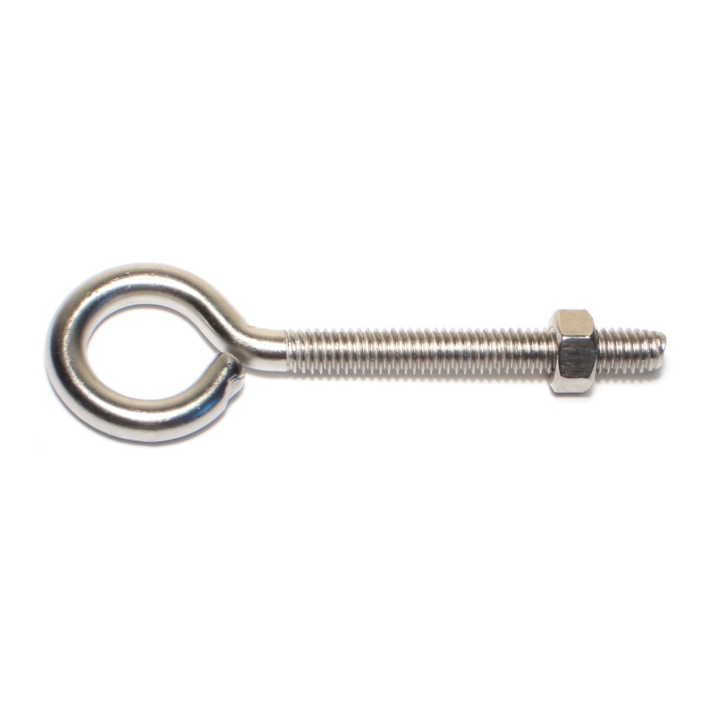 5/16-18 x 4 Eyebolt w/Nut SS
