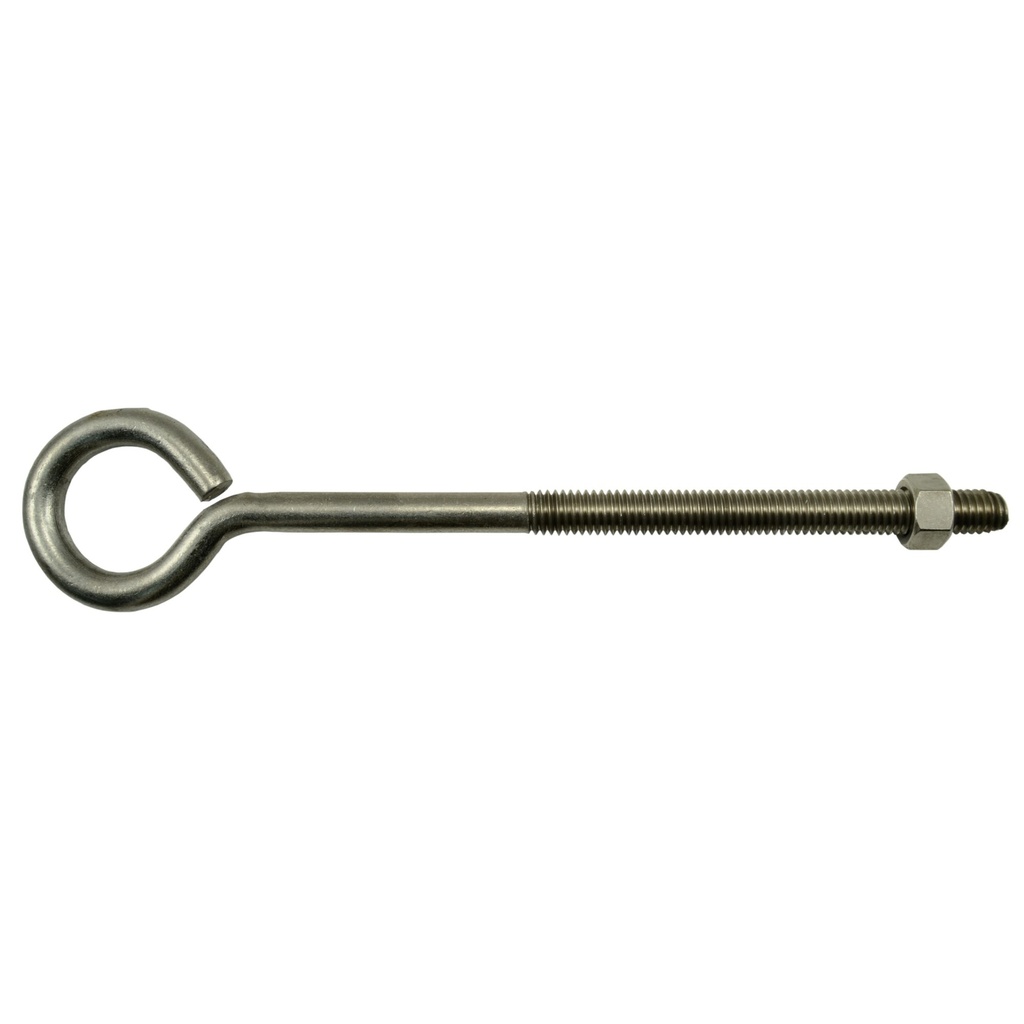 3/8-16 x 8 Eyebolt w/Nut SS