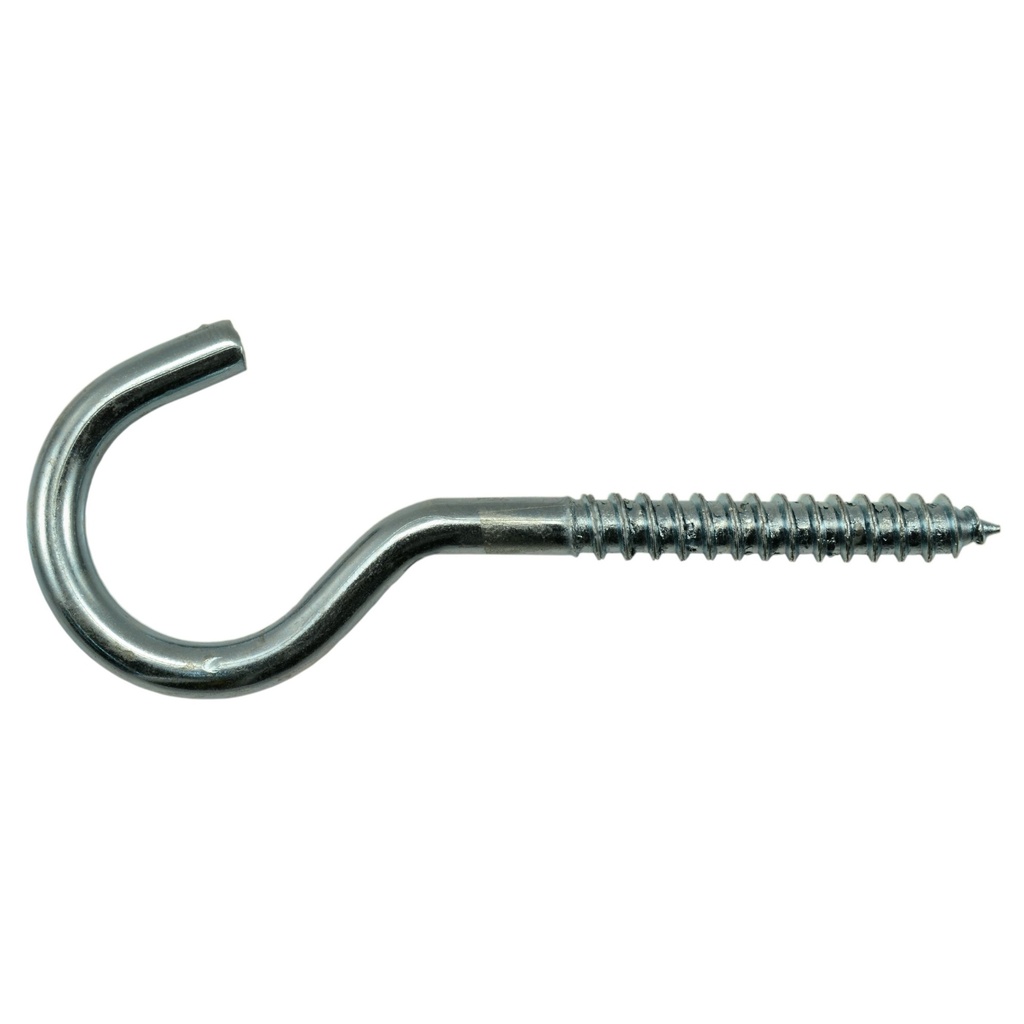 1/4 x 4-1/8 Screw Hook Zinc