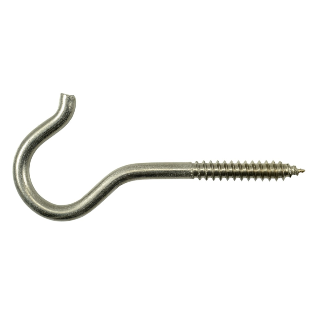 #804 Screw Hook SS