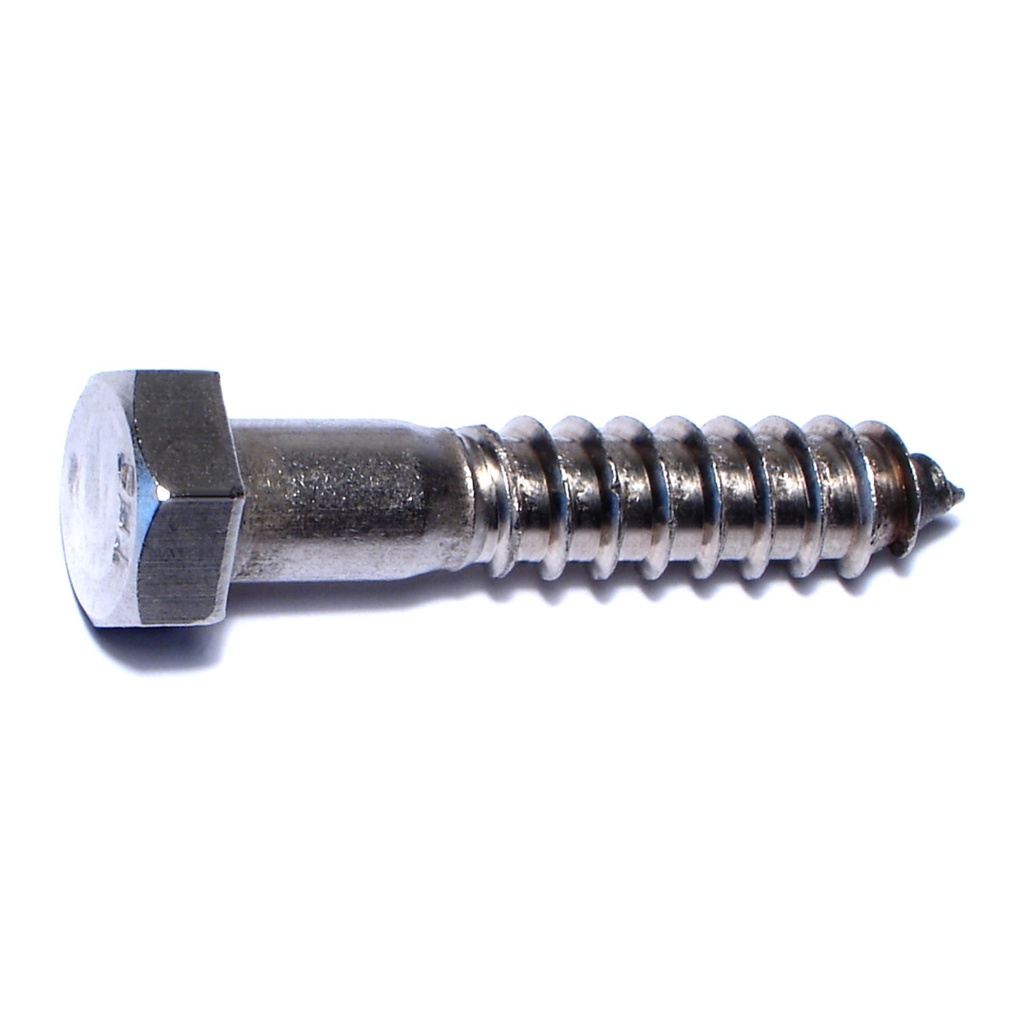 1/2 x 2-1/2 Hex Lag Screw SS