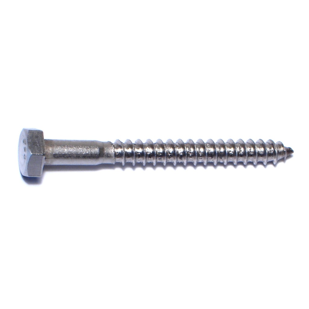 1/4 x 2-1/2 Hex Lag Screw SS