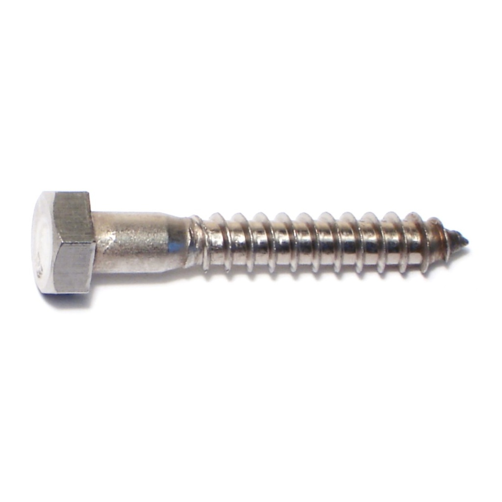 5/16 x 2 Hex Lag Screw SS