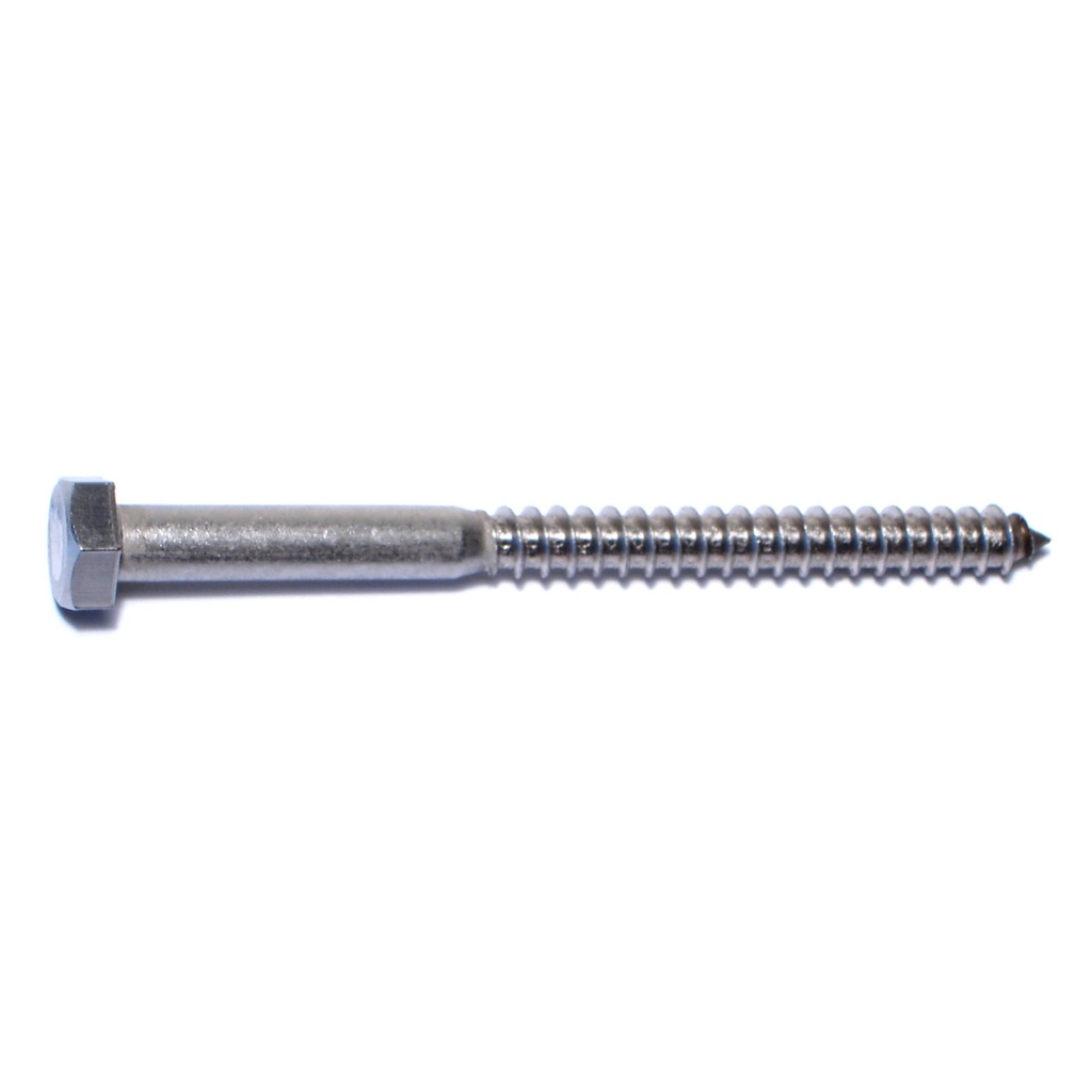 5/16 x 4 Hex Lag Screw SS